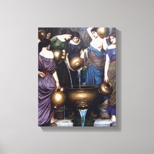 Die Danaides von John William Waterhouse Leinwanddruck (Vorderseite)