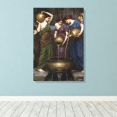 Die Danaides von John William Waterhouse Leinwanddruck (Insitu (Holzboden))
