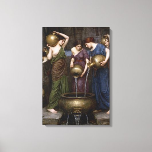 Die Danaides von John William Waterhouse Leinwanddruck (Vorderseite)