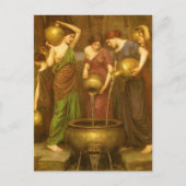 Die Danaides von John William Waterhouse Postkarte (Vorderseite)