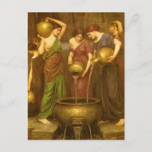 Die Danaides von John William Waterhouse Postkarte (Vorderseite)