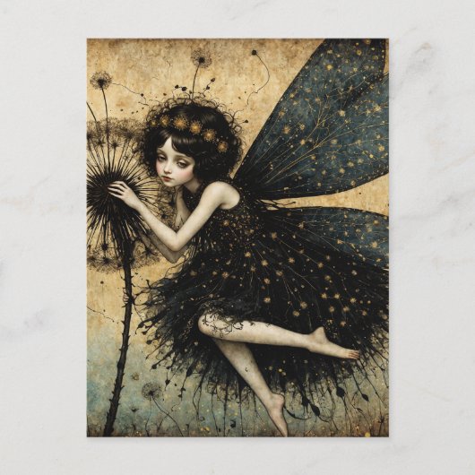 Die Dandylion Fairy Postkarte (Vorderseite)