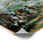 Die dänische Eroberung von Kristianstadt 1675 Poster (Ecke)