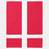 Die dänische Flagge - ein Band zum dänischen Kultu Fleecedecke (Vorderseite)