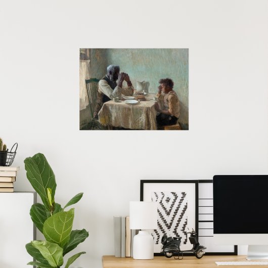 Die dankbaren Armen von Henry Ossawa Tanner Poster (Heimbüro)