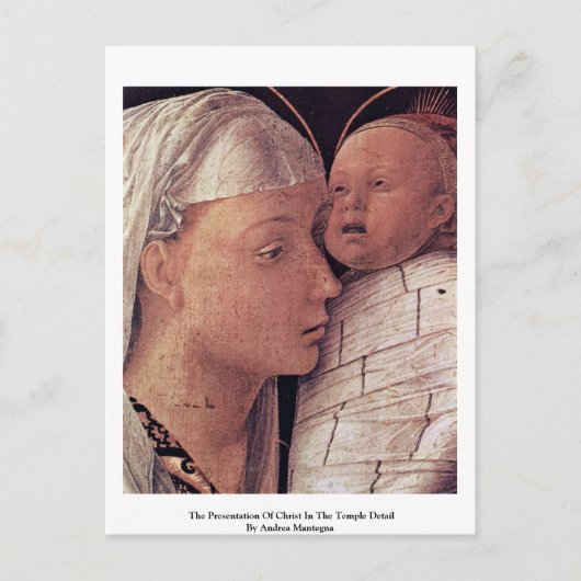 Die Darstellung Christi im Tempeldetails Postkarte (Vorderseite)