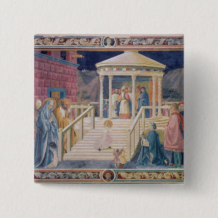 Die Darstellung der gesegneten Jungfrau Mary Button