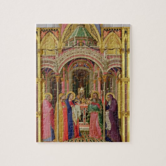 Die Darstellung im Tempel, 1342 (Tempera auf p Puzzle (Vertikal)