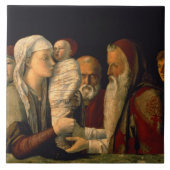 Die Darstellung von Jesus im Tempel Fliese (Vorderseite)