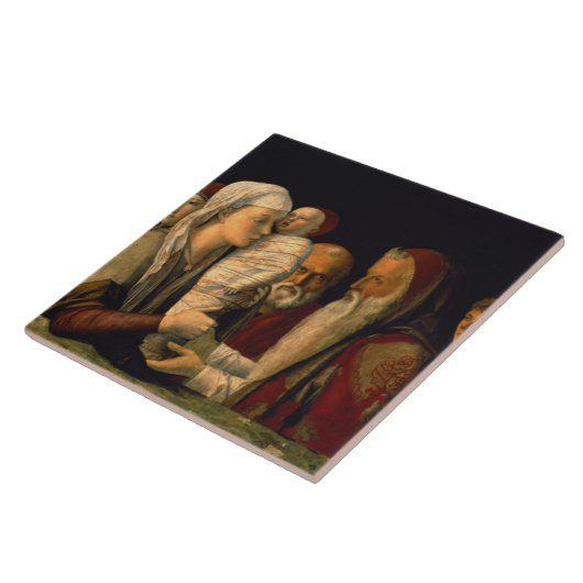 Die Darstellung von Jesus im Tempel Fliese (Seite)