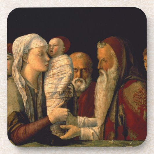 Die Darstellung von Jesus im Tempel Getränkeuntersetzer (Vorderseite)