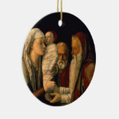 Die Darstellung von Jesus im Tempel Keramikornament (Rechts)
