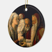 Die Darstellung von Jesus im Tempel Keramikornament (Links)