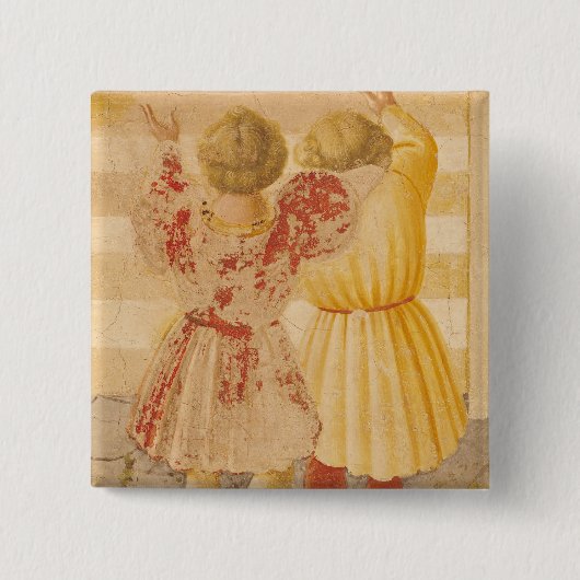 Die Darstellung von Mary im Tempel, 1433-34 Button (Vorderseite)