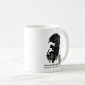 Die darwin-Illusions-Kaffee-Tasse Kaffeetasse (VorderseiteRechts)