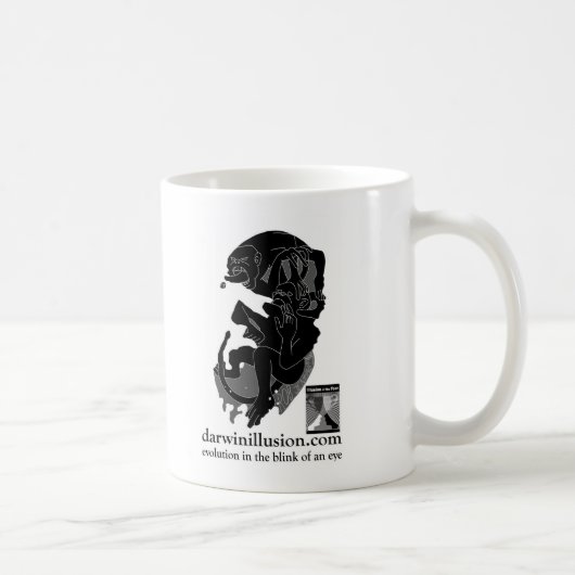 Die darwin-Illusions-Kaffee-Tasse Kaffeetasse (Rechts)