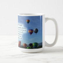 Die Das Gebets-Tasse des Balloonists