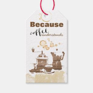 Die Das Geschenk-Umbauten der Kaffee-Liebhaber Geschenkanhänger