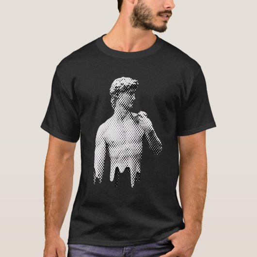 Die David-Marmorstatue Michelangelo Renaissance Me T-Shirt (Vorderseite)