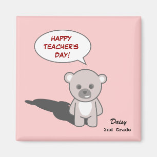 Die Day_Magnet1 des Lehrers (personifizieren Sie) Magnet