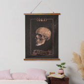 Die Death Tarot Card Wandteppich Mit Holzrahmen (Schlafzimmer)