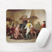 Die Debatte eines Herrn, 1881 (Öl auf Platte) Mousepad (Mit Mouse)