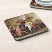 Die Debatte eines Herrn, 1881 (Öl auf Platte) Untersetzer (Linke Seite)