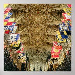 Die Decke der St. George Kapelle, Windsor Poster