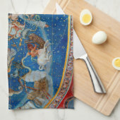 Die Decke des Sala Bologna, Himmelskarte Geschirrtuch (Viertel Falte)