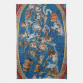 Die Decke des Sala Bologna, Himmelskarte Geschirrtuch (Vertikal)