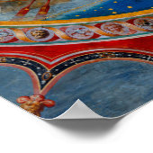 Die Decke des Sala Bologna, Himmelskarte Poster (Ecke)