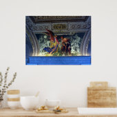 Die Decke im Vatikanmuseum in Rom Print Poster (Küche)