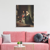 Die Dedication (der mittelalterliche Ritter und se Leinwanddruck (Insitu (Wohnzimmer))