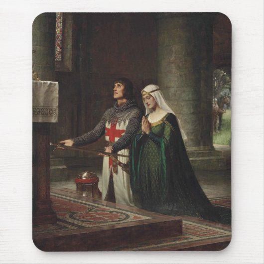 Die Dedication (der mittelalterliche Ritter und se Mousepad (Vorne)