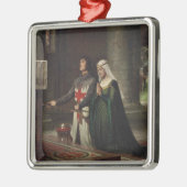 Die Dedication (der mittelalterliche Ritter und se Ornament Aus Metall (Links)