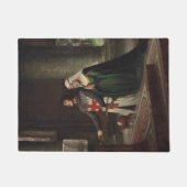 Die Dedication (Ritter und Lady im Mittelalter) Fußmatte (Vorderseite)