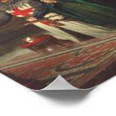 Die Dedication von Edmund Blair Leighton 1908 Poster (Ecke)