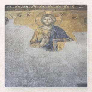 Die Deesis Mosiac Upper Gallery Hagia Sophia Glasuntersetzer
