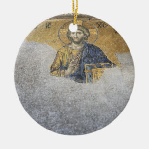 Die Deesis Mosiac Upper Gallery Hagia Sophia Keramik Ornament