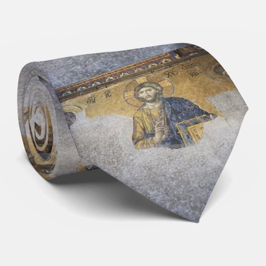 Die Deesis Mosiac Upper Gallery Hagia Sophia Krawatte (Gerollt)