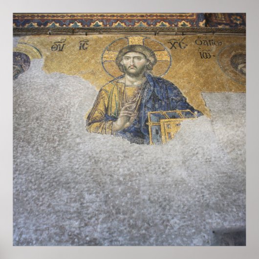 Die Deesis Mosiac Upper Gallery Hagia Sophia Poster (Vorne)
