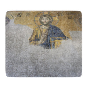 Die Deesis Mosiac Upper Gallery Hagia Sophia Schneidebrett