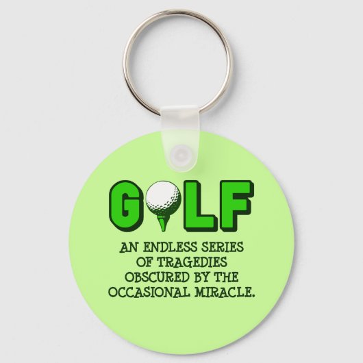 DIE DEFINITION DES GOLF SCHLÜSSELANHÄNGER (Vorderseite)