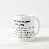 Die Definition des Lehrers der Unterhaltung Kaffeetasse (VorderseiteRechts)