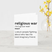 Die Definition des religiösen Krieges ermöglicht e Karte (Gelbe Blume)