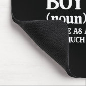 Die Definition von Jungen ist wie ein normaler Jun Mousepad (Ecke)