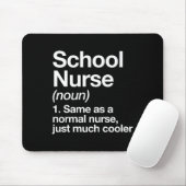 Die Definition von Krankenschwester wird am ersten Mousepad (Mit Mouse)