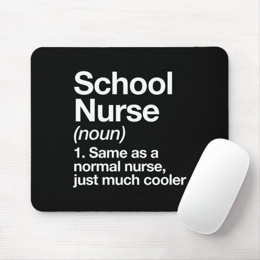 Die Definition von Krankenschwester wird am ersten Mousepad (Mit Mouse)