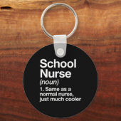 Die Definition von Krankenschwester wird am ersten Schlüsselanhänger (Vorderseite)