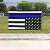 Die Dekoration der amerikanischen Flagge der Thin Banner (Insitu)